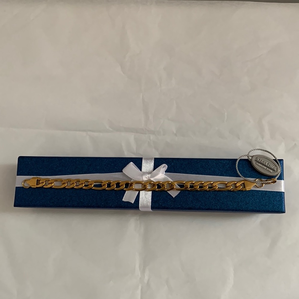 STEELTIME FIGARO BRACELET, 8.50”, UNISEX